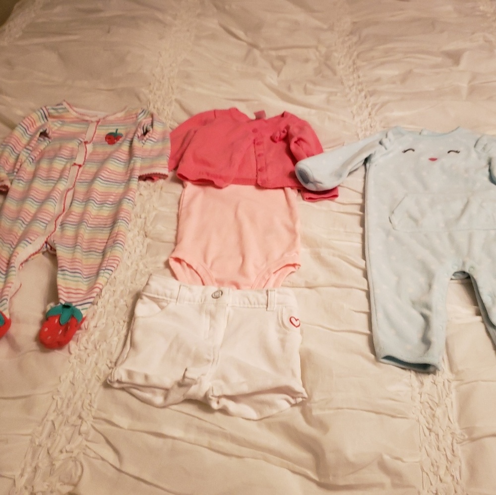 Baby Girl 6M Carter's Set.